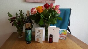 Blumen, Karten, Geschenke